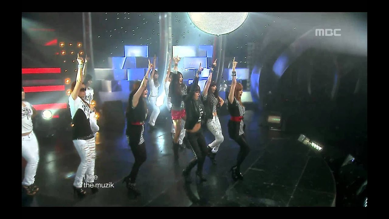 4Minute - MUZIK, 포미닛 - 뮤직, Music Core 20091017