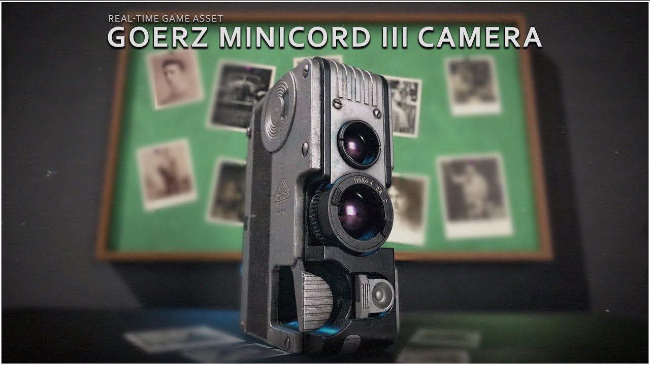 Goerz Minicord III Camera &ndash; Real Time Game Asset