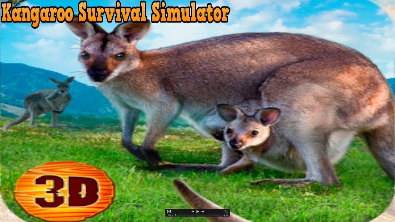 Kangaroo Survival Simulator- By WonderAnimals Simulation - iTunes/Android