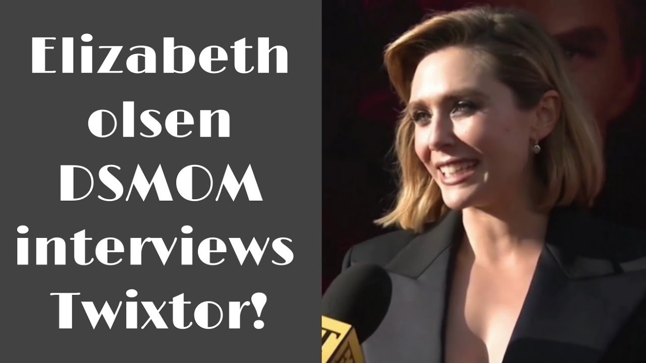 Elizabeth Olsen DSMOM Interviews -Twixtor- with megalink