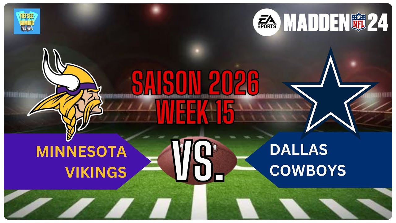 NFL MADDEN 24 - Season 26 Minnesota Vikings vs. Dallas Cowboys
