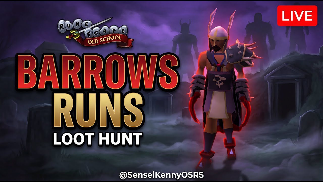 Barrows Runs LIVE | Loot Hunting & PvM Grind | Big Chest Pulls? (OSRS)