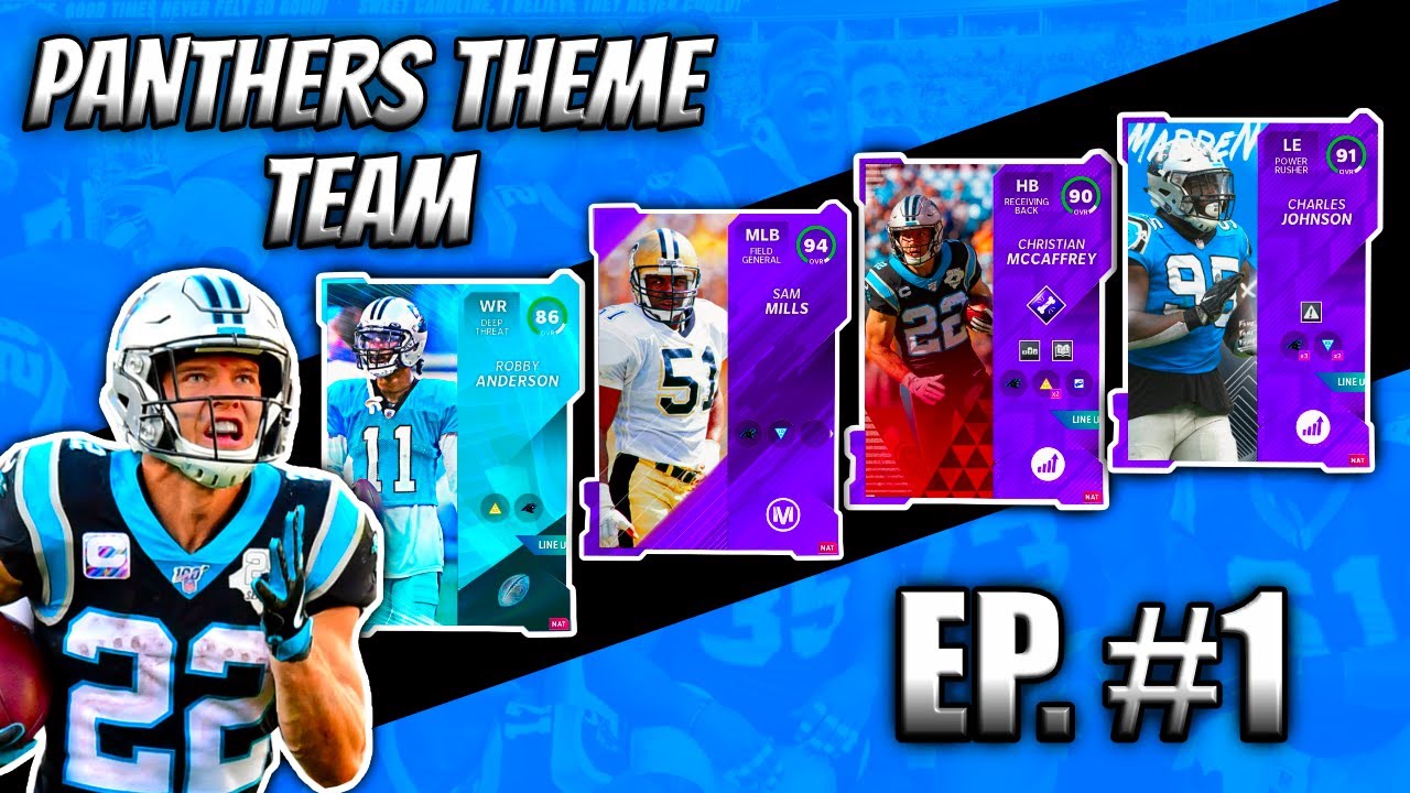 PANTHERS THEME TEAM EP #1 [Building The Team] - Madden 21 Ultimate Team Gameplay