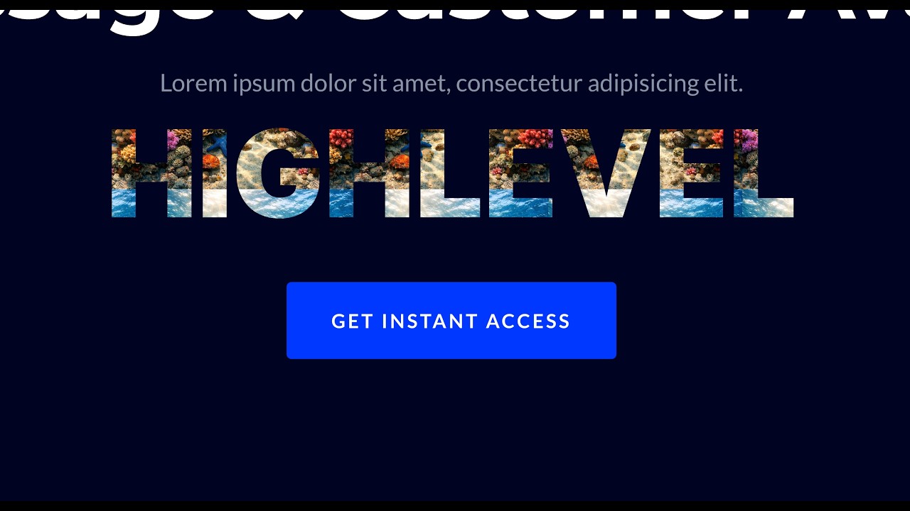 HighLevel Web Widget | Smart Headline