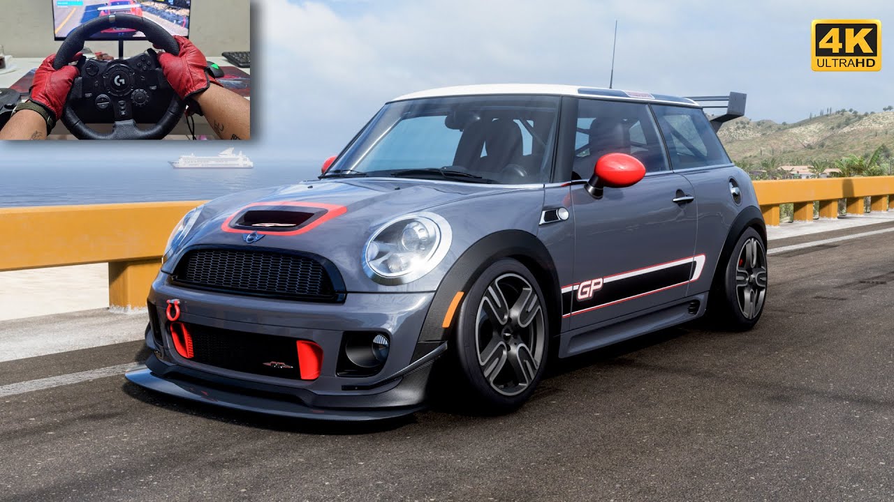 Mini John Cooper Works GP - Forza Horizon 5 | Logitech G923 Steering Wheel [4K]