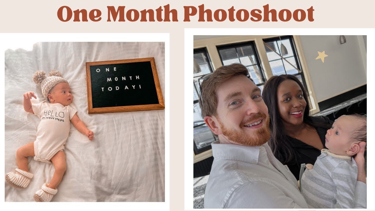 ONE MONTH BABY PHOTOSHOOT