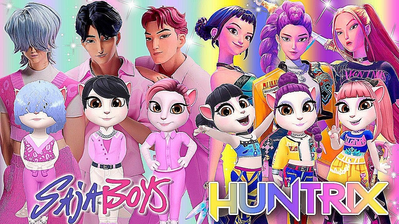 😈🎵 My Talking Angela 2 | K POP DEMON HUNTERS VS Saja Boys | New Cosplay  Makeover🔥✨ →