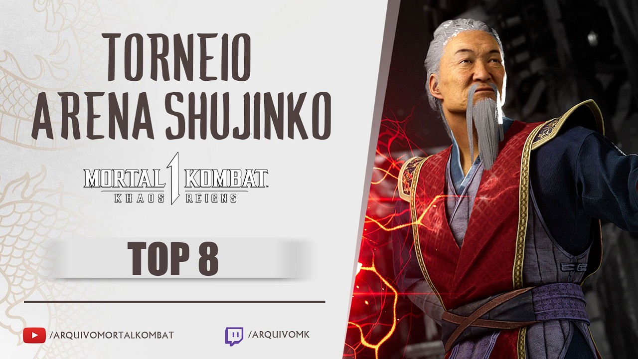 🔴 [TOP 8] SÓ VALE SHUJINKO - MORTAL KOMBAT 1