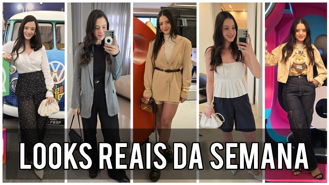 LOOKS REAIS DE  PASSEIO, TRABALHO, EVENTOS E IGREJA