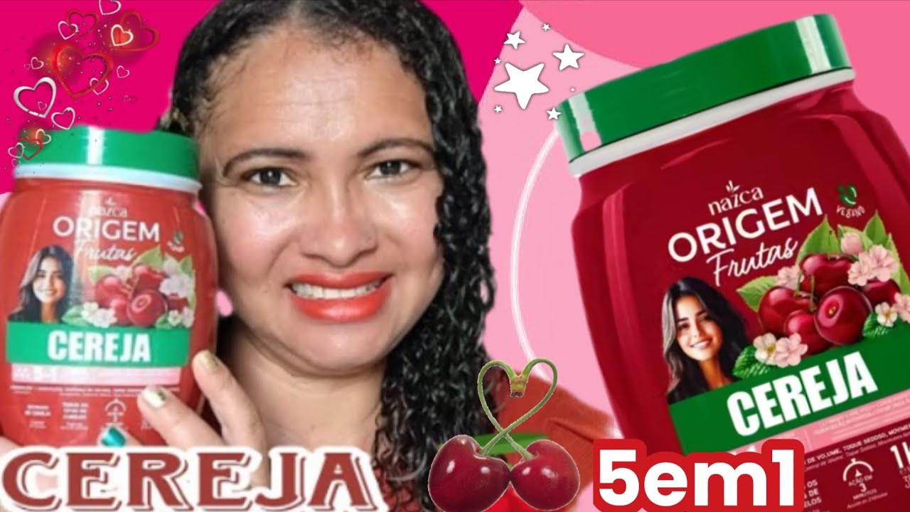 CREME DE PENTEAR 5EM1 CEREJA 🍒 Origem 