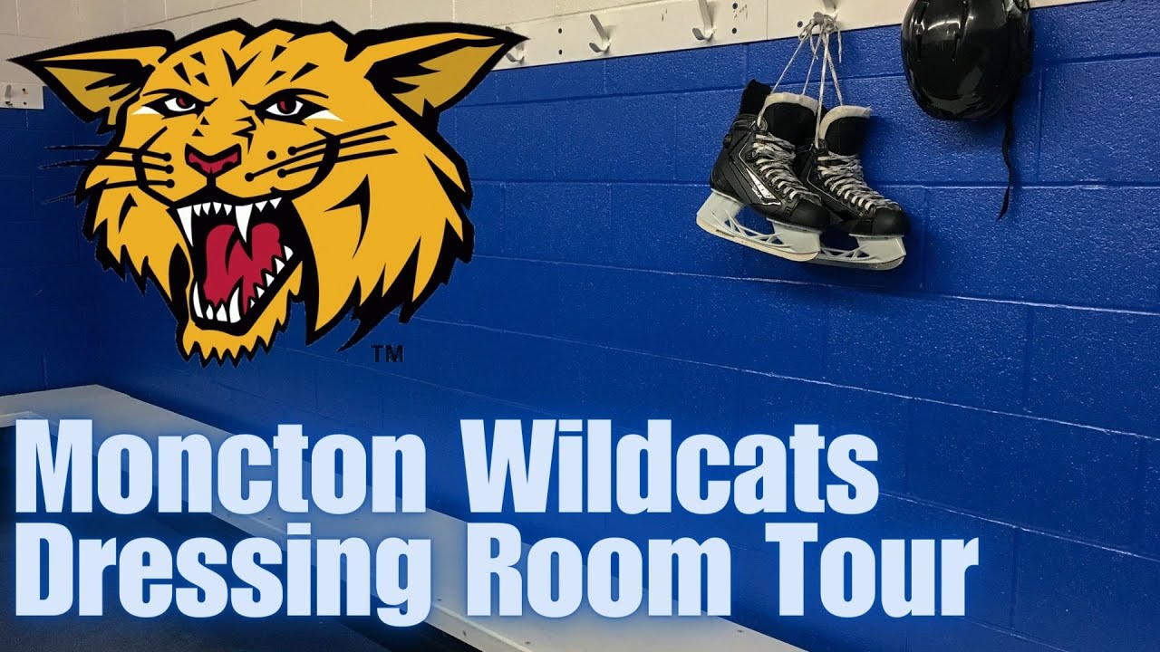 Moncton Wildcats Dressing Room Tour At The Avenir Centre