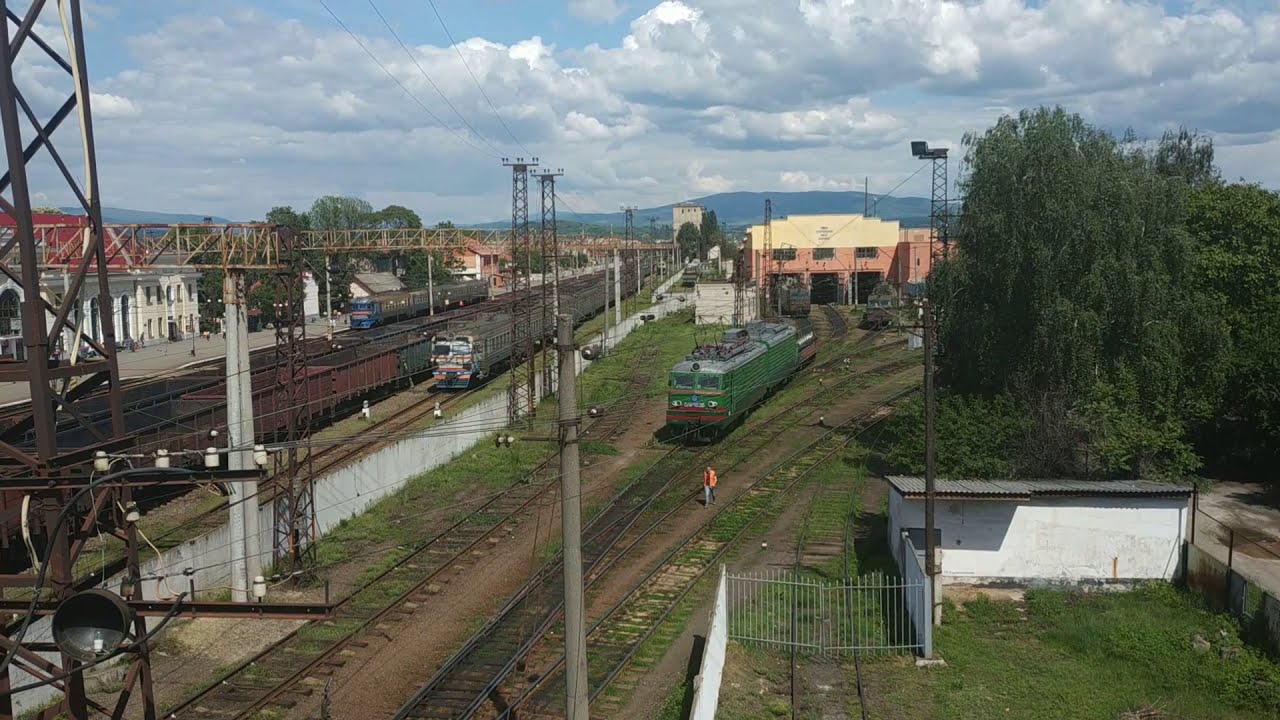 станція Мукачево вид з мостика