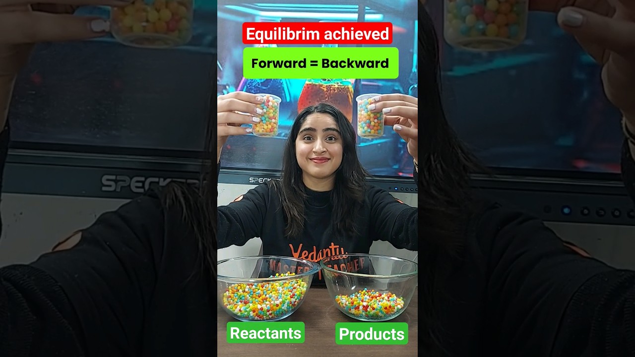 Chemical Equilibrium Demonstration 😱😍 #neet2024 #experiment #neet #neetmotivation #beattheneet