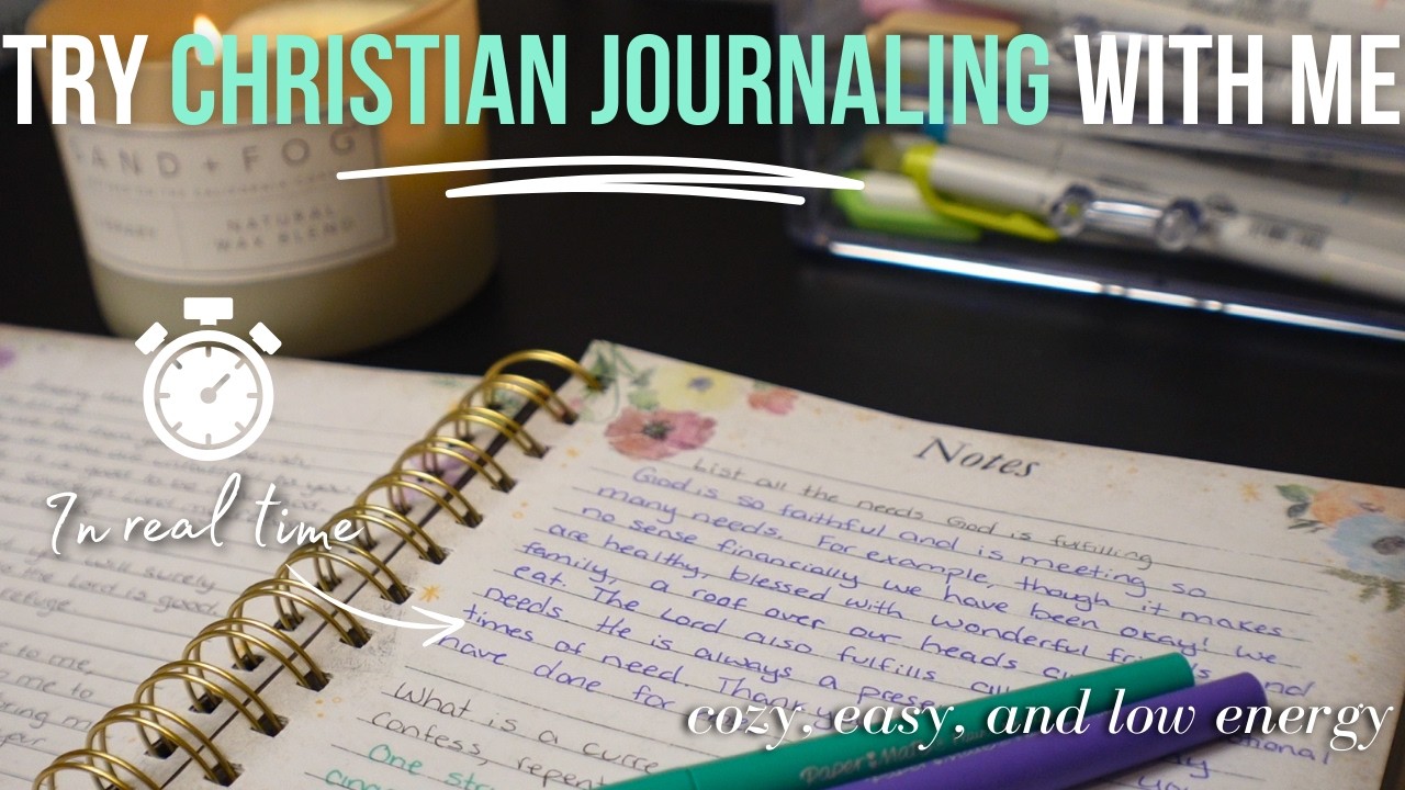 Как вести ХРИСТИАНСКИЙ ЖУРНАЛ — расслабляющий дневник веры со мной в РЕАЛЬНОМ ВРЕМЕНИ