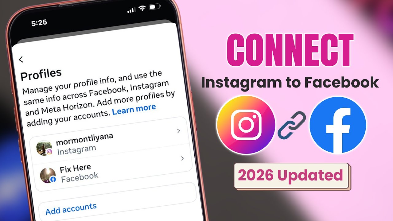 Как подключить Instagram к Facebook! [Обновлено в 2026 году]