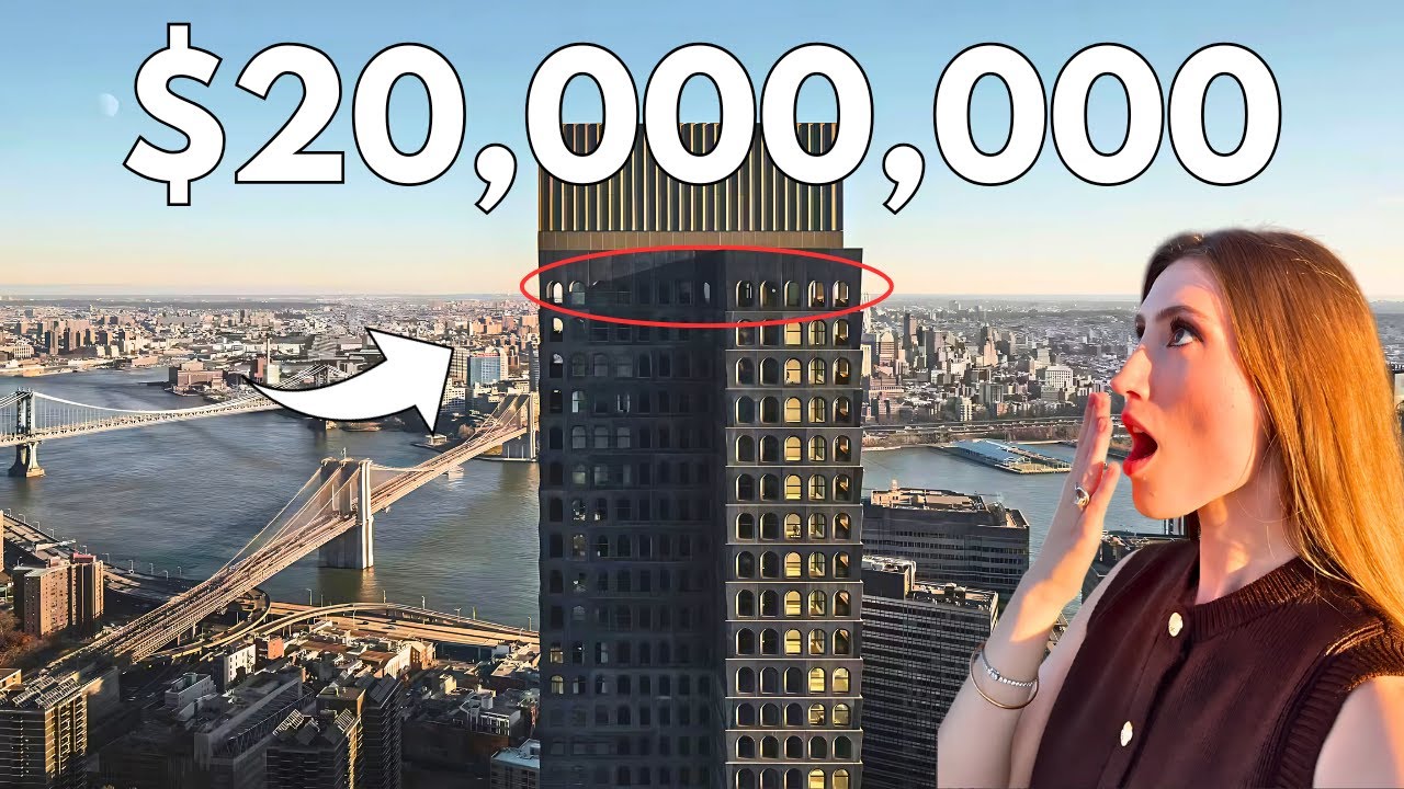 ВНУТРИ ПЕНТХАУСА SKY В НЬЮ-ЙОРКЕ ЗА 20 000 000 ДОЛЛАРОВ | Панорамный вид на 360 градусов