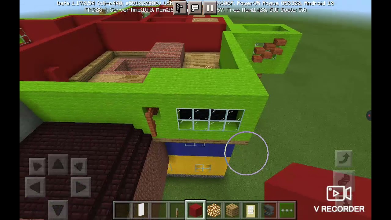 Достроил 3 этаж в angry neighbor в майнкрафте v3.2-3 часть