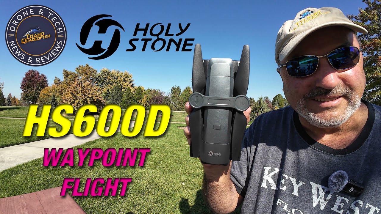 Holy Stone HS600D Waypoint Flight - Full Test Flight
