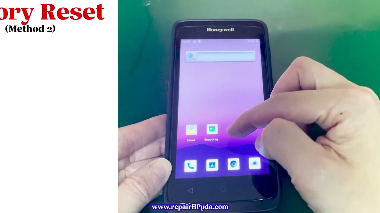 How to Factory / Hard Reset for Honeywell EDA51