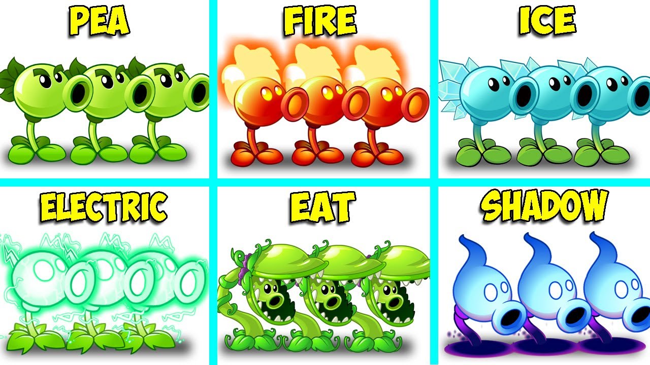 6 Best Team PEA Plants Battlez - Who Will Win? - PvZ 2 Plant Vs Plant