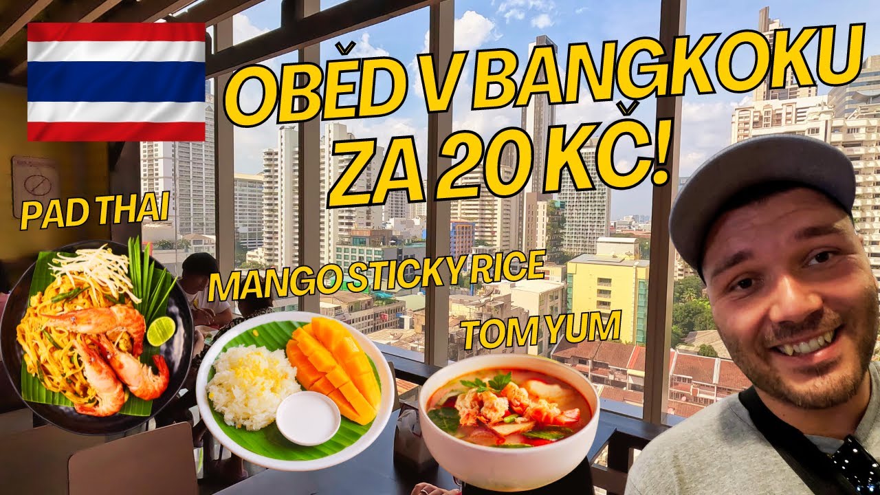 Oběd v Bangkoku za 20 Kč? Skrytá thajská jídelna! THAJSKO🇹🇭