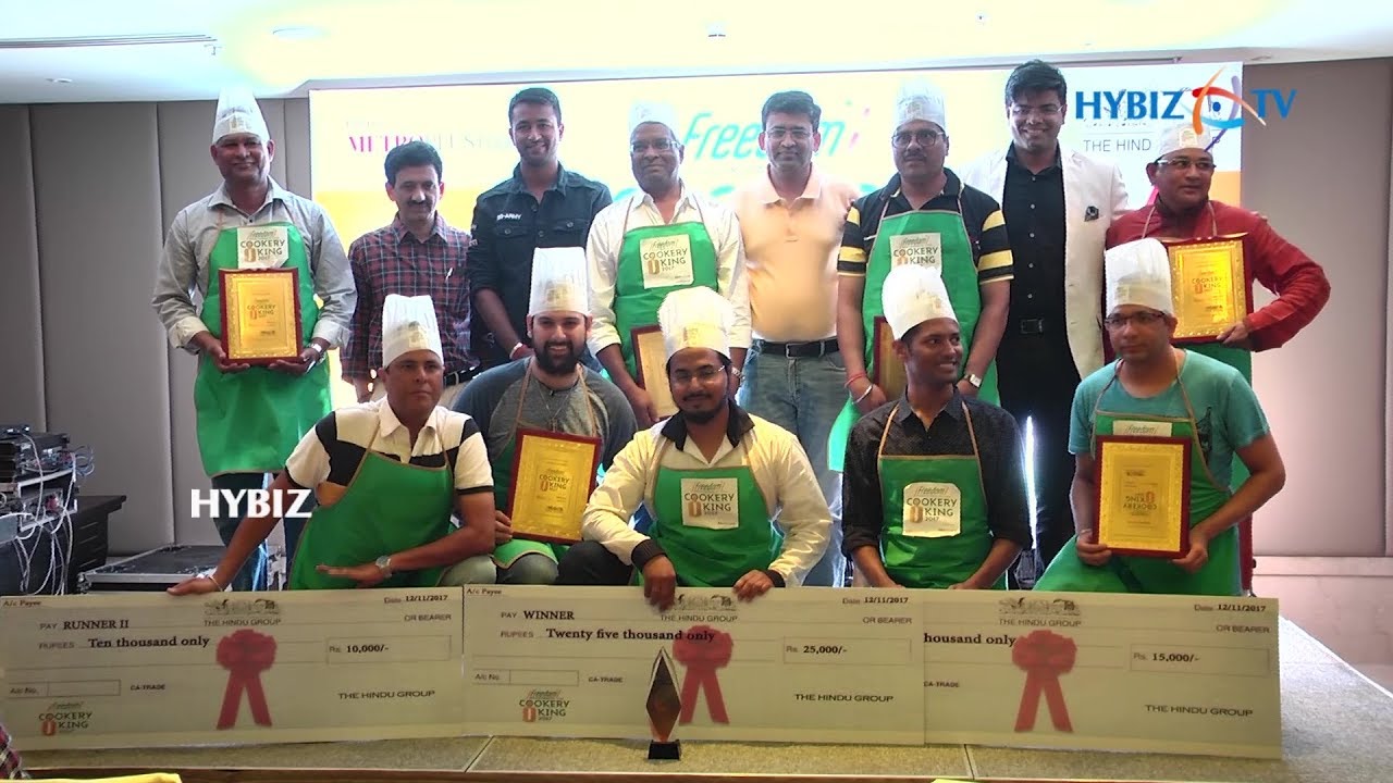 Freedom Oil Cookery King 2017 Winners at Mercure Hotel Hyderabad || hybiz.tv