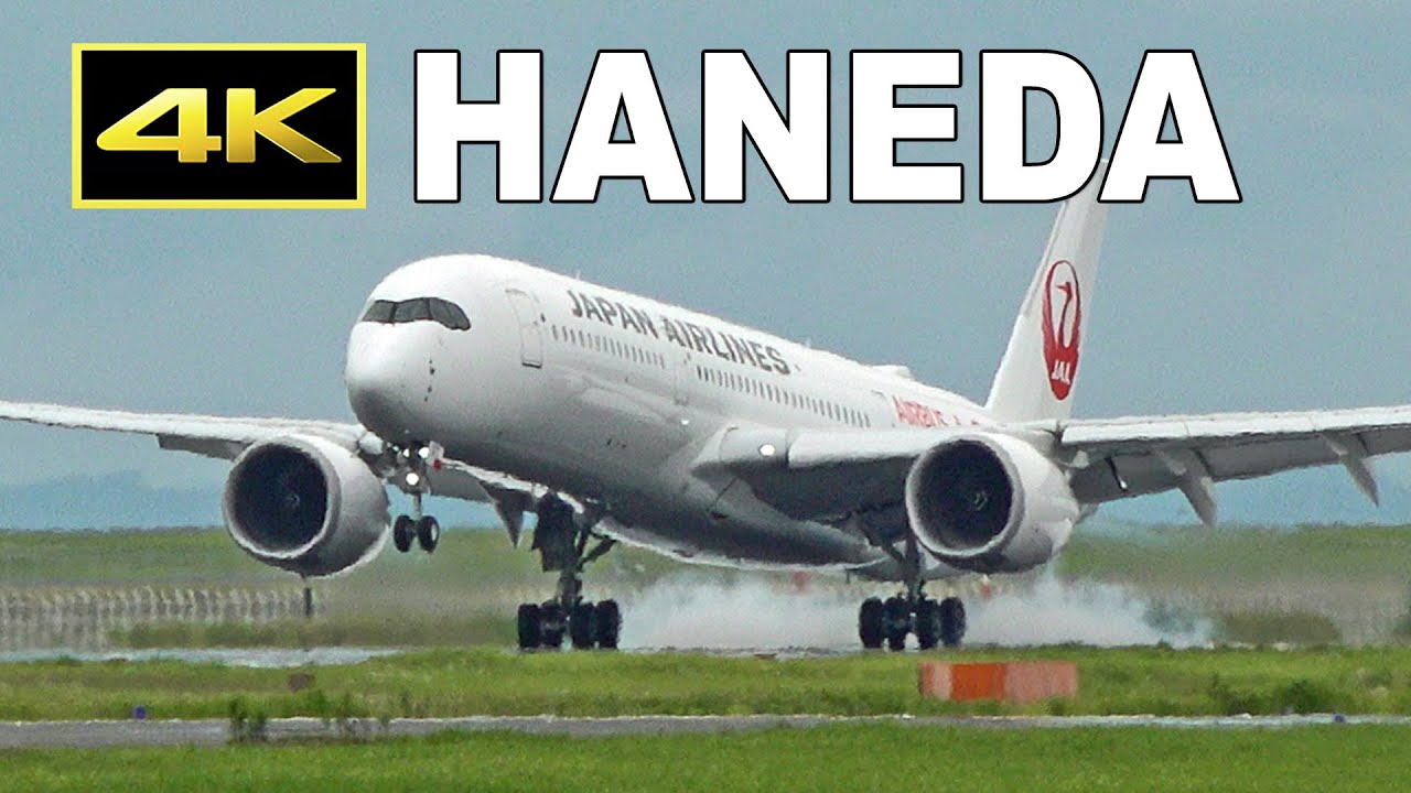 [4K] 羽田空港 第2ターミナル オープンスポット＆展望デッキ / The open spot and the observation deck of Haneda Airport's T2