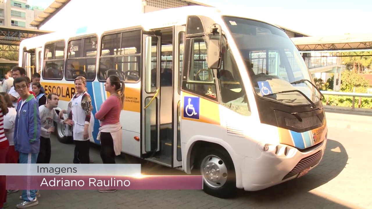 Novo Ônibus da APAE na Vila Itoupava