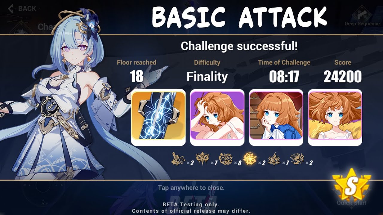 [Honkai Impact 3] Elysian Realm (v7.1 Beta) Finality - Cosmic Expression (CE) (S) Basic Attack