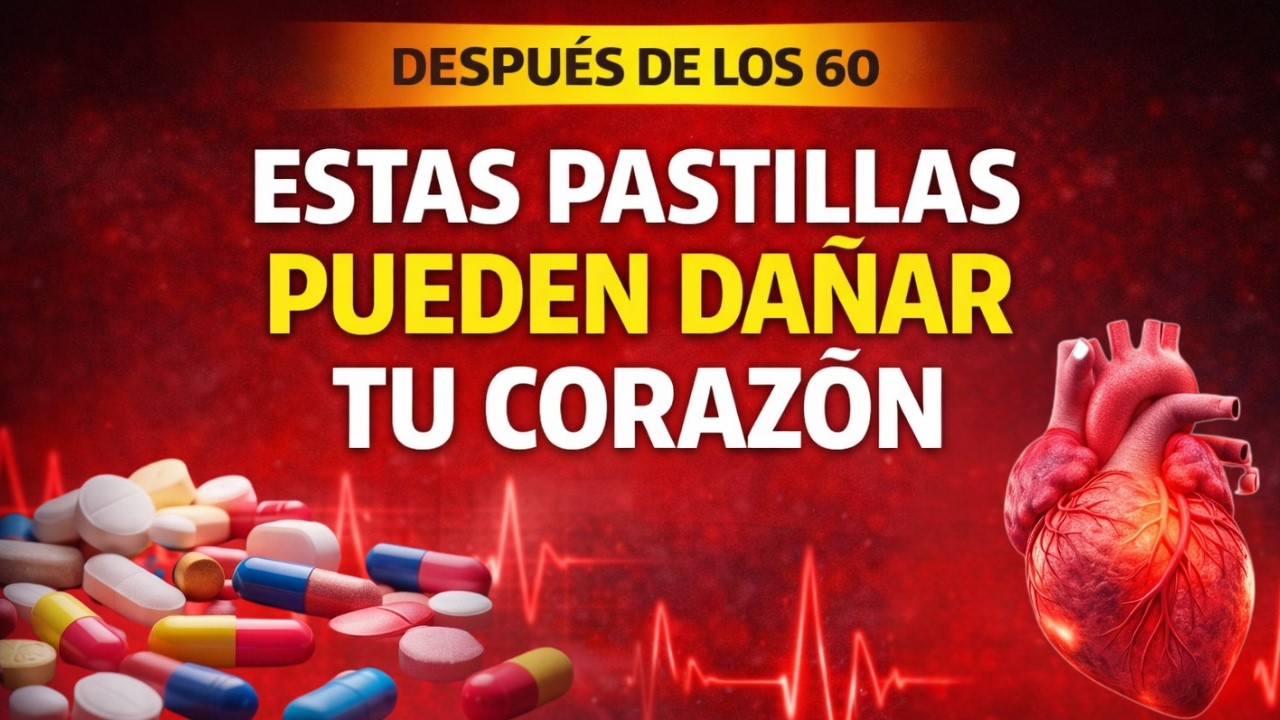 Estas 5 Pastillas Comunes Pueden Aumentar el Riesgo Cardíaco Después de los 60