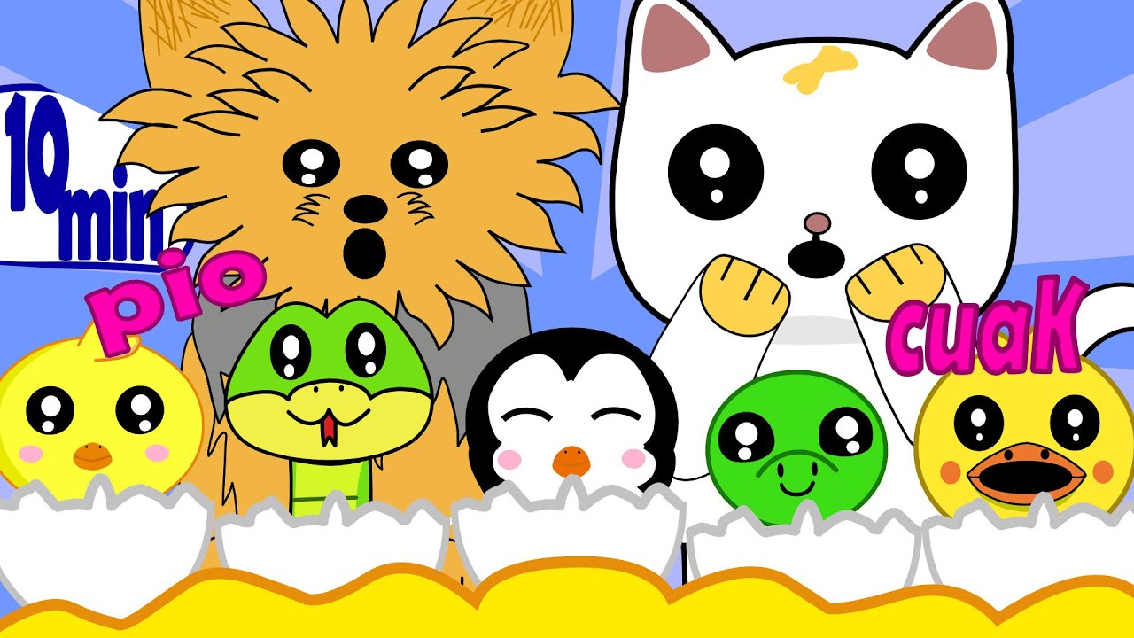 Sonidos de los Animales 🐮🐶🐔 | Canciones Infantiles Educativas -Max Travieso