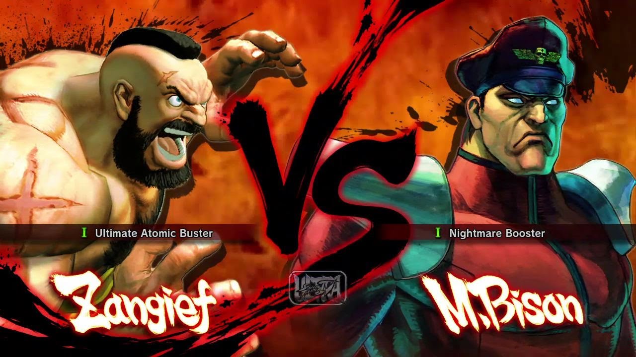 Ultra Street Fighter 4 - Zangief Vs M. Bison [Hardest]