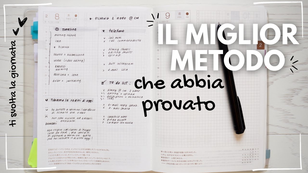 IL METODO PIÙ GENIALE PER ORGANIZZARE LA TUA GIORNATA! | Creativemme