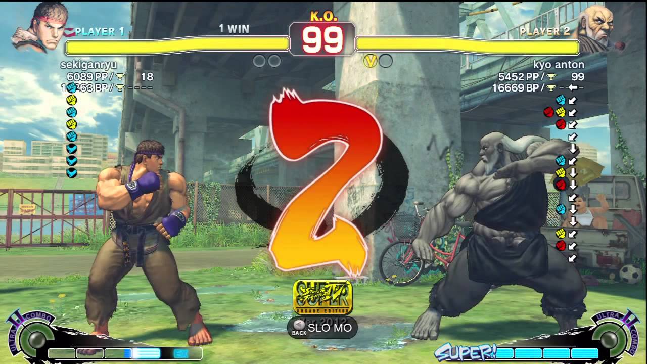 Sekiganryu (Ryu) vs anton (Gouken) - AE 2012 Matches *720p*