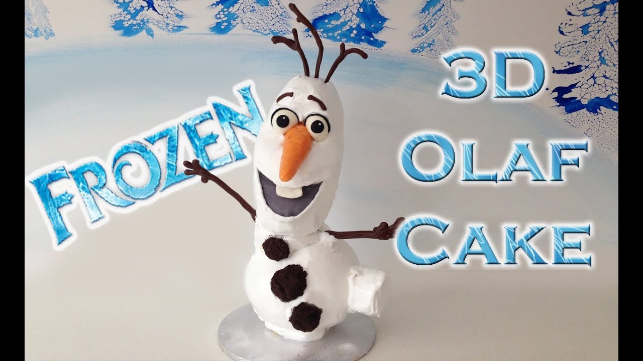 Frozen Cake Olaf HOW TO COOK THAT Ann Reardon Disney Frozen Cake