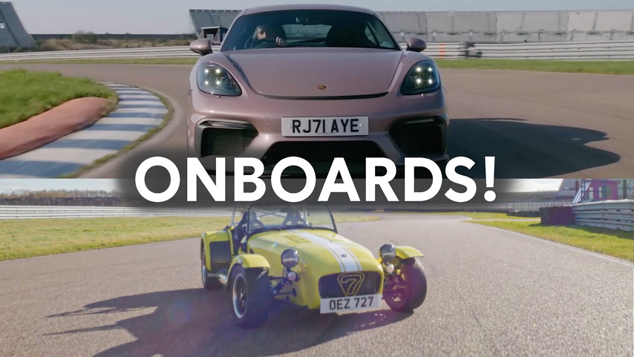 ONBOARDS COMPARISON! Cayman GT4 vs Caterham 420 R Bonus Video