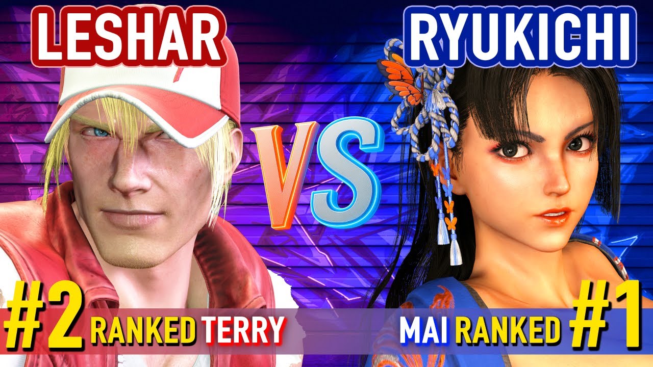 SF6 ▰ LESHAR (#2 Ranked Terry) vs RYUKICHI (#1 Ranked Mai) ▰ High Level Gameplay