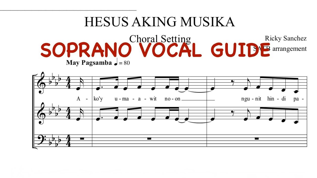 SOPRANO GUIDE - Hesus Aking Musika
