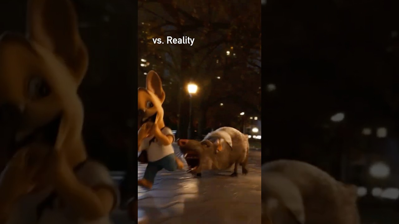 A rat chases Leon through Washington square park 🐀😱