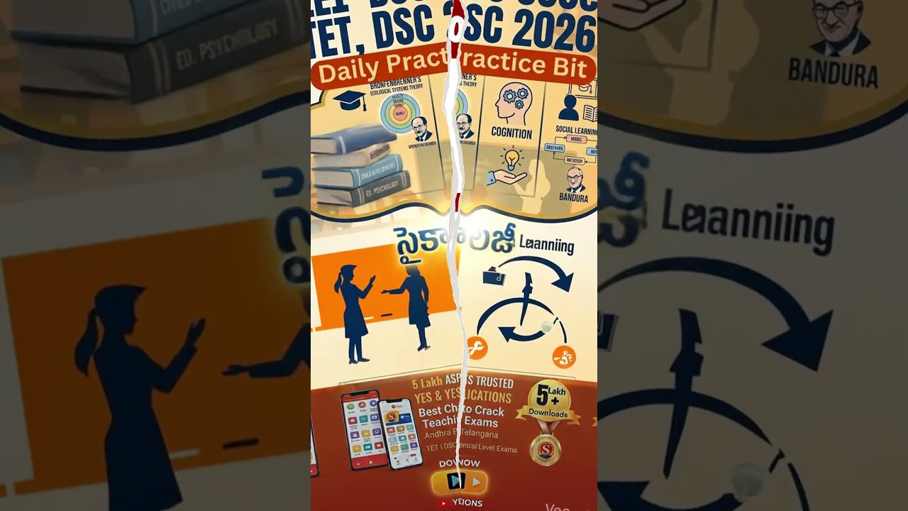 #సైకాలజీ  ప్రశ్నకి సమాధానం చెప్పండి ? @270 #tetdsc2026 #yespublications