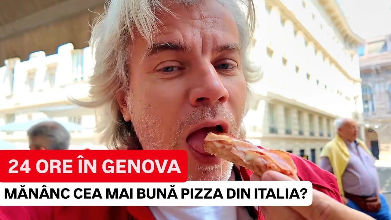 24 ORE în GENOVA, ce POȚI FACE? MĂNÂNC cea mai bună PIZZA din ITALIA - Turul Orașului pe scurt!