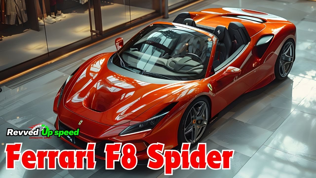 Ferrari F8 Spider Red: Iconic Italian Supercar with Open-Top V8 Power and Timeless Passion