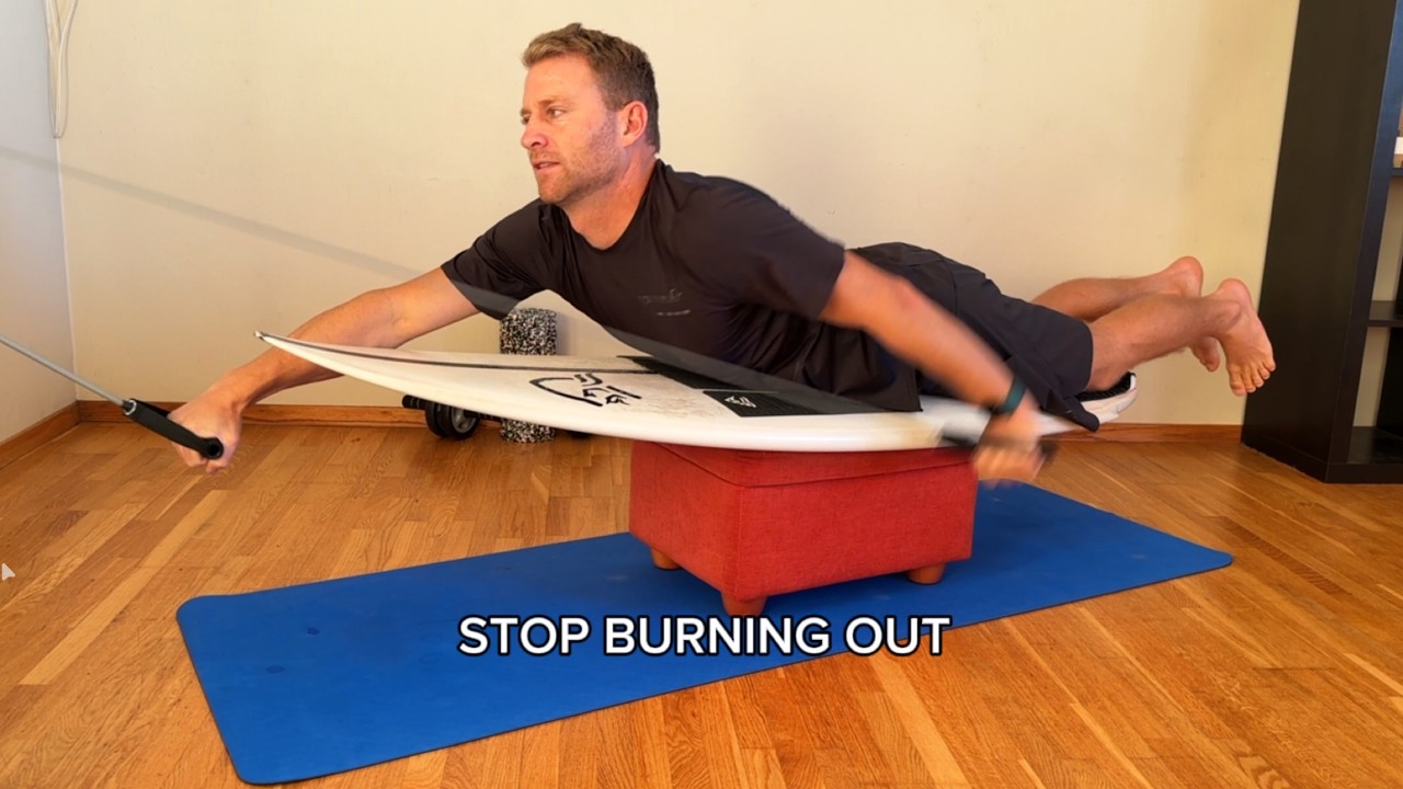 Why You Get Tired Paddling While Surfing (And How to Fix It Easily From Home)