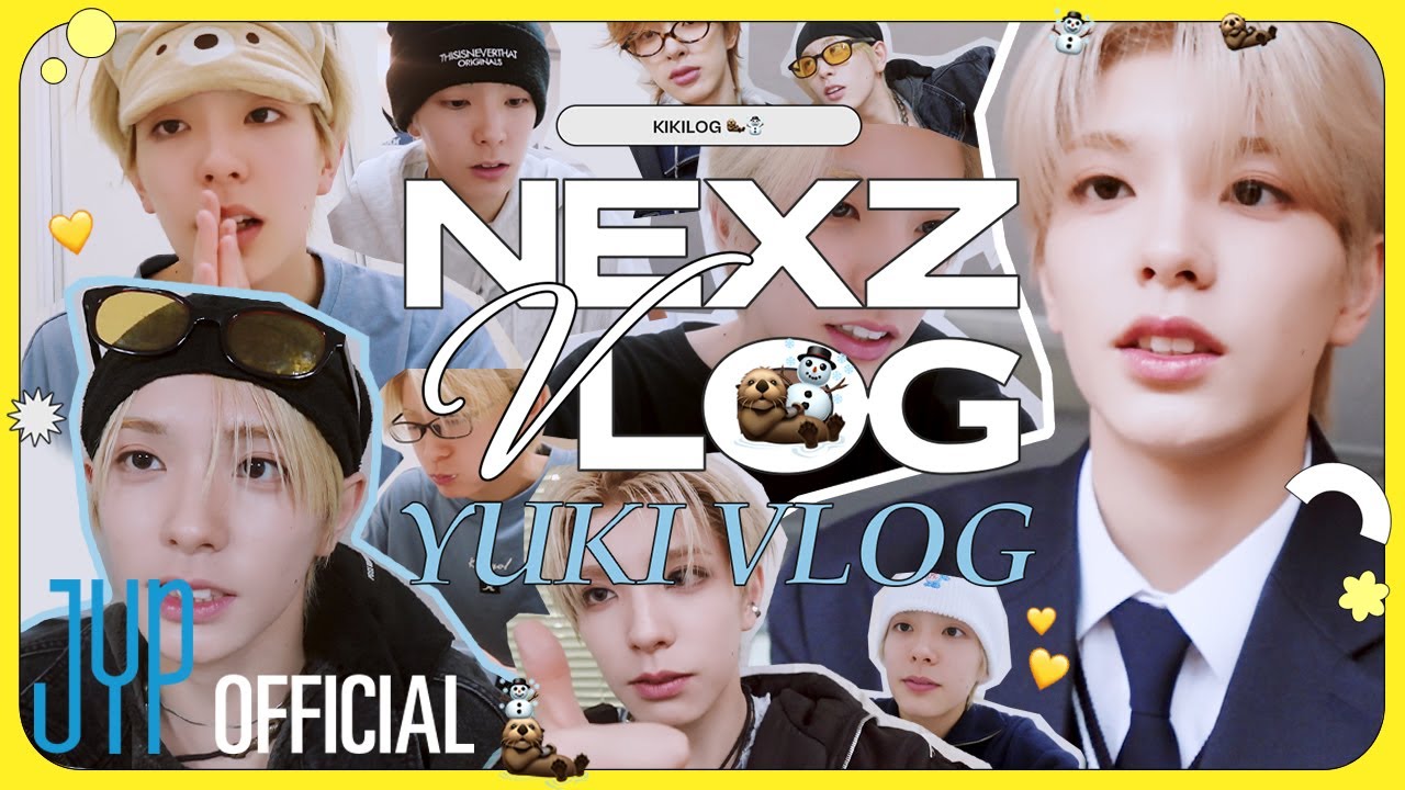 [NEXZ(넥스지) VLOG] YUKI VLOG | 유키로그🦦☃ #1 | 연습🕺🏻과 촬영🎥의 반복과 컴백 준비하는 브이로그 초보 아기 수달의 일상🦦💛