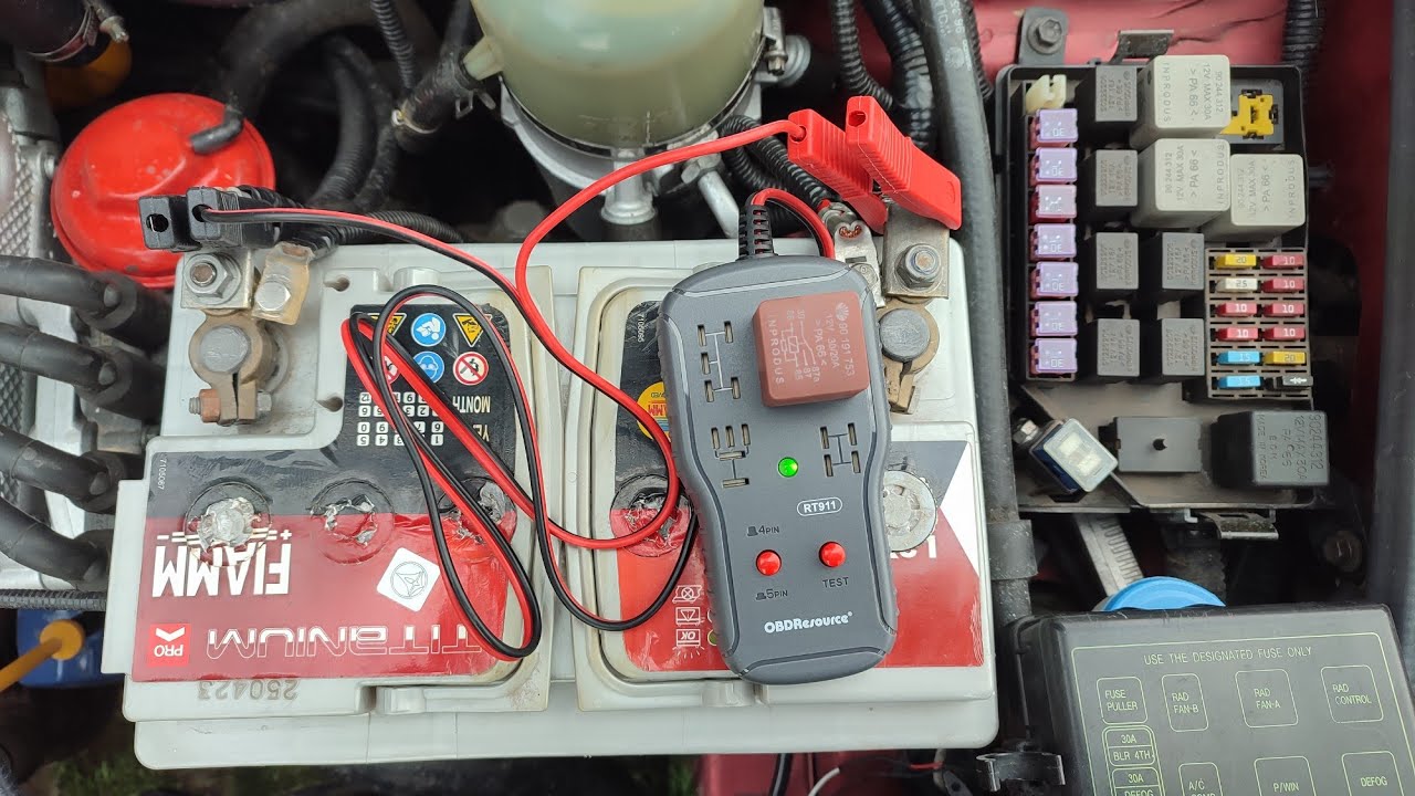 Тестер автомобильных реле Relay Tester RT911-обзор,проверка работоспособности и розыгрыш. 