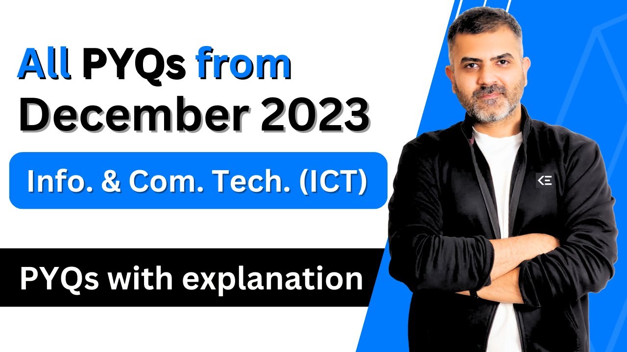 All ICT PYQs | December 2023 | Revision Series | UGC-NET-Paper1