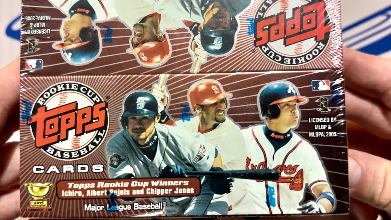 OPENING A GIFT FROM MY BROTHER!  2005 TOPPS ROOKIE CUP BASEBALL BOX!