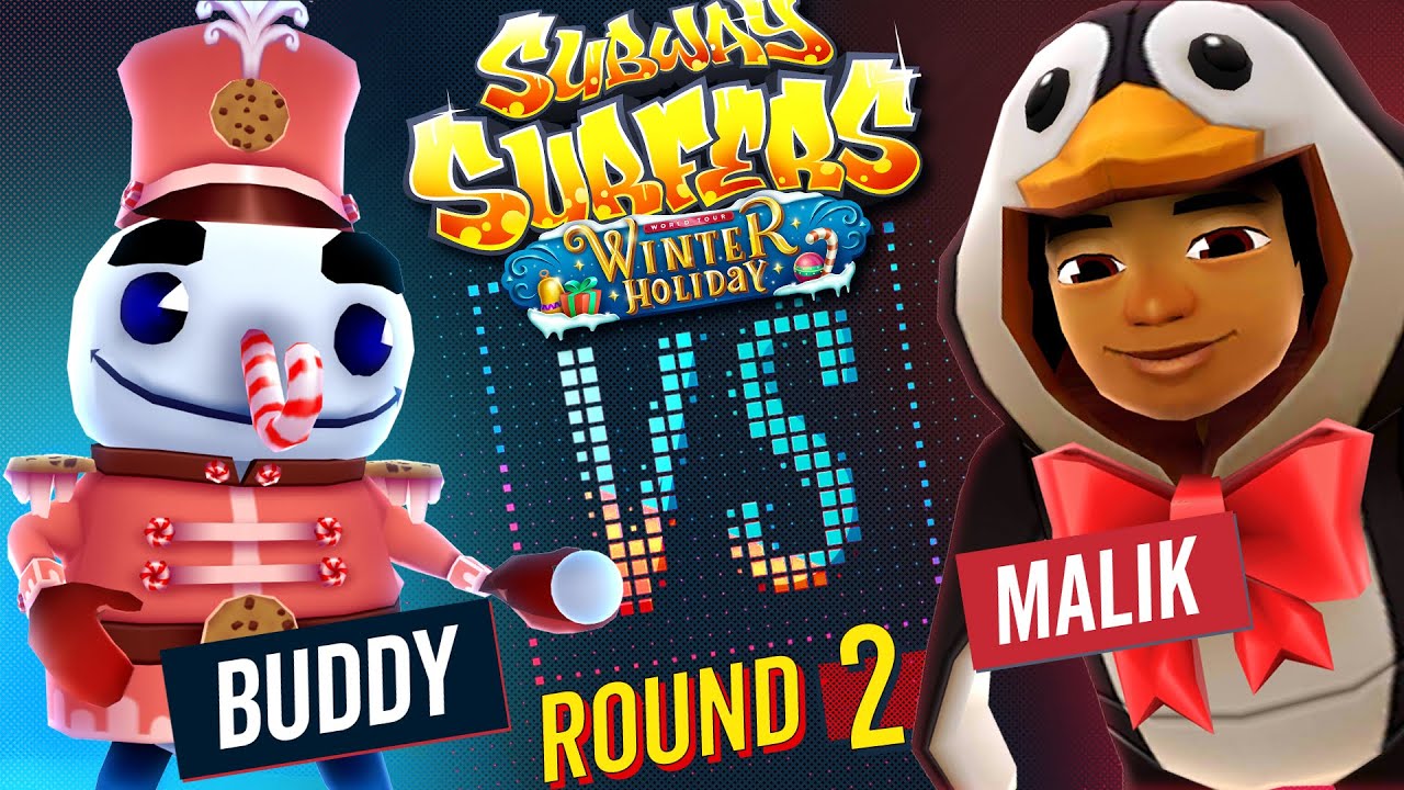 Subway Surfers Versus | Malik VS Buddy | Winter Holiday - Round 2 | SYBO TV
