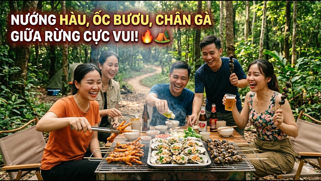 Nướng Ốc Bươu, Chân Gà Cay - Ăn Là Ghiền!