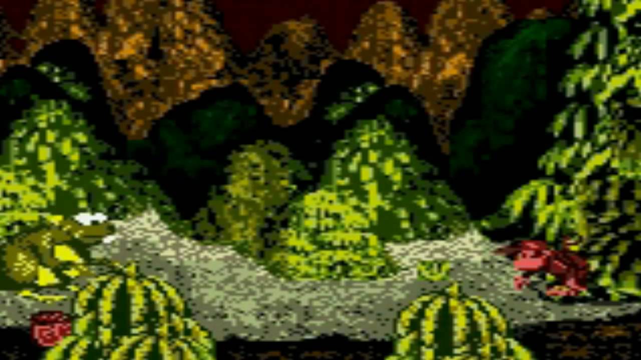 Donkey Kong Country [GBC] - Very Gnawty's Lair